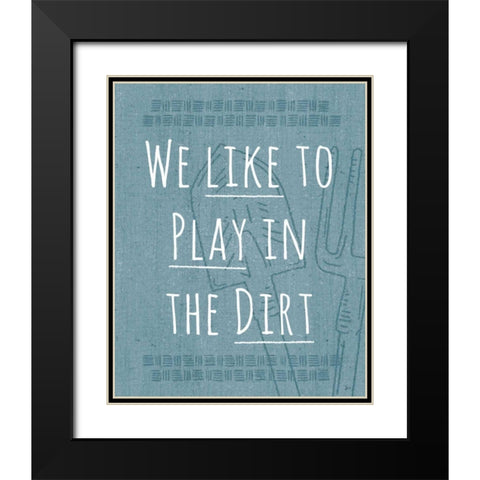 Home Grown VI Black Modern Wood Framed Art Print with Double Matting by Aiken, Jess