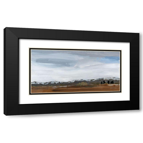 Alamosa Late March Black Modern Wood Framed Art Print with Double Matting by Munger, Pamela
