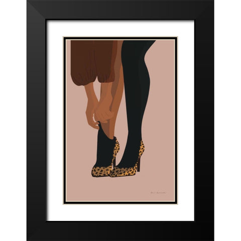 Gorgeous Wild II Black Modern Wood Framed Art Print with Double Matting by Escalante, Omar
