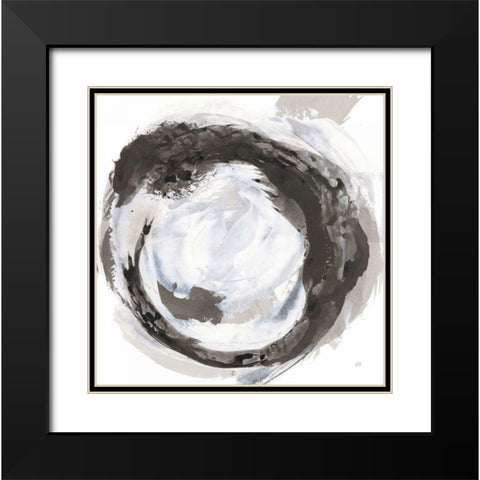 Beginning III Black Modern Wood Framed Art Print with Double Matting by Paschke, Chris