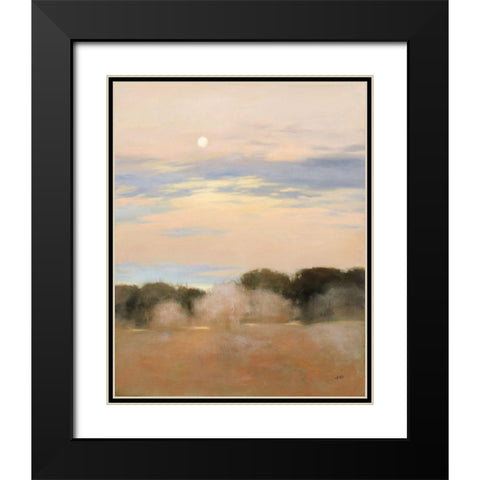 Sienna Fields I Black Modern Wood Framed Art Print with Double Matting by Purinton, Julia