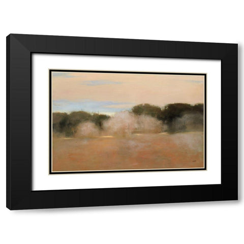 Sienna Fields II Black Modern Wood Framed Art Print with Double Matting by Purinton, Julia
