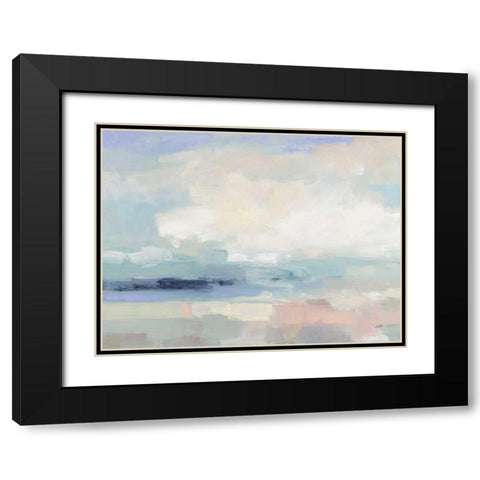 Land Sky Water Black Modern Wood Framed Art Print with Double Matting by Purinton, Julia