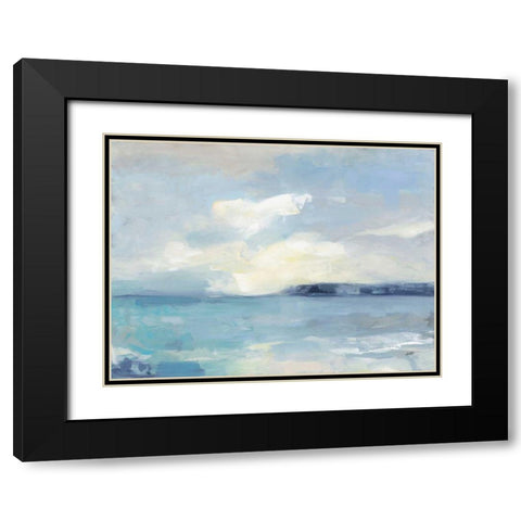 Peninsula Black Modern Wood Framed Art Print with Double Matting by Purinton, Julia