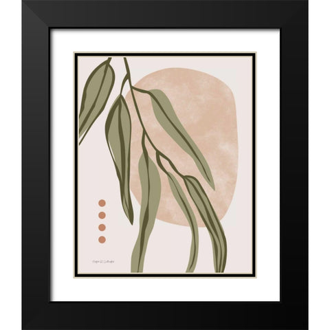 Restore Eucalyptus I Black Modern Wood Framed Art Print with Double Matting by Gallagher, Megan