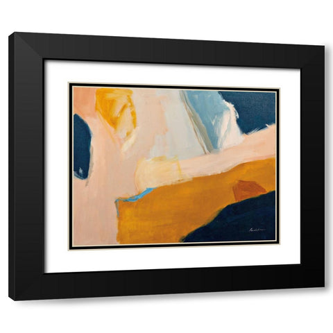 Golden Gate Black Modern Wood Framed Art Print with Double Matting by Munger, Pamela