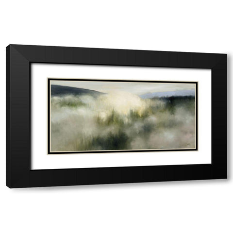 Valley Clouds Black Modern Wood Framed Art Print with Double Matting by Purinton, Julia