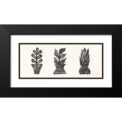Planted II Black Modern Wood Framed Art Print with Double Matting by Prahl, Courtney