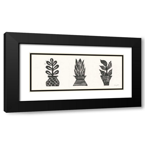 Planted III Black Modern Wood Framed Art Print with Double Matting by Prahl, Courtney
