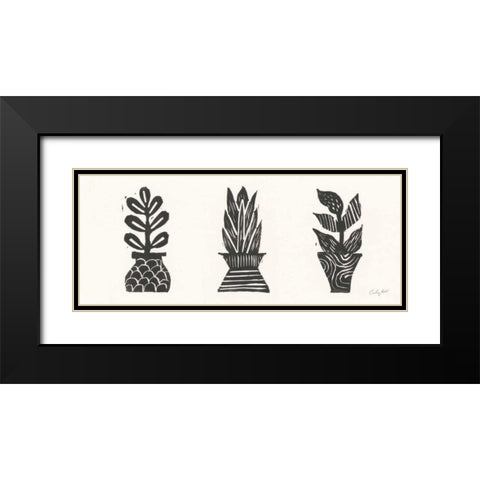 Planted III Black Modern Wood Framed Art Print with Double Matting by Prahl, Courtney