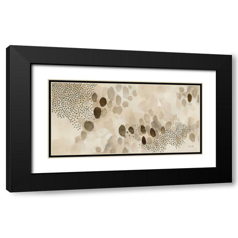 Natural Abstract II Black Modern Wood Framed Art Print with Double Matting by Horn, Laura