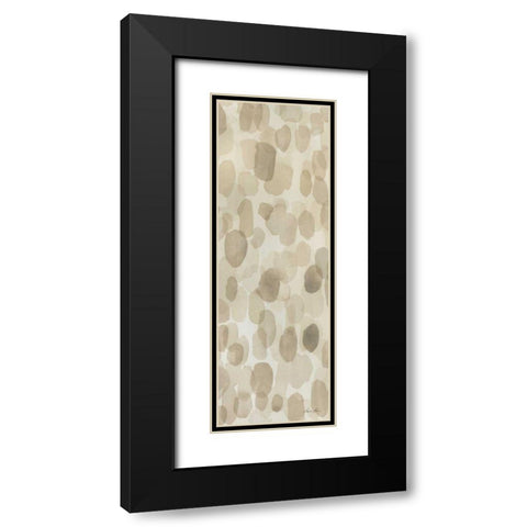 Natural Abstract III Black Modern Wood Framed Art Print with Double Matting by Horn, Laura
