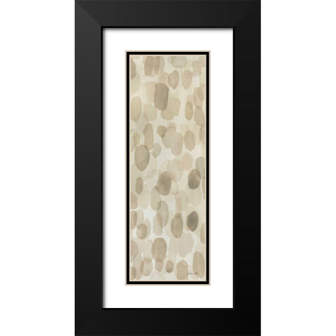 Natural Abstract III Black Modern Wood Framed Art Print with Double Matting by Horn, Laura