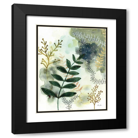 Woodland Walk V Black Modern Wood Framed Art Print with Double Matting by Horn, Laura