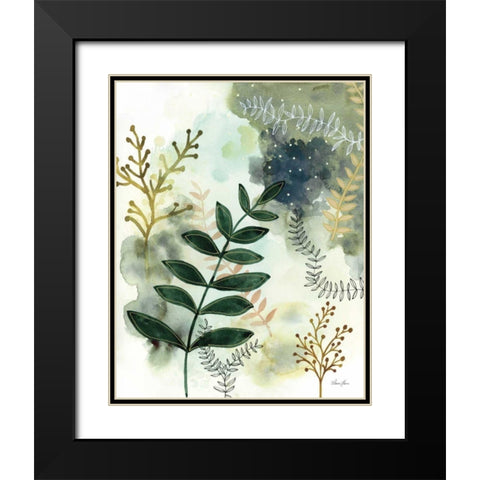 Woodland Walk V Black Modern Wood Framed Art Print with Double Matting by Horn, Laura