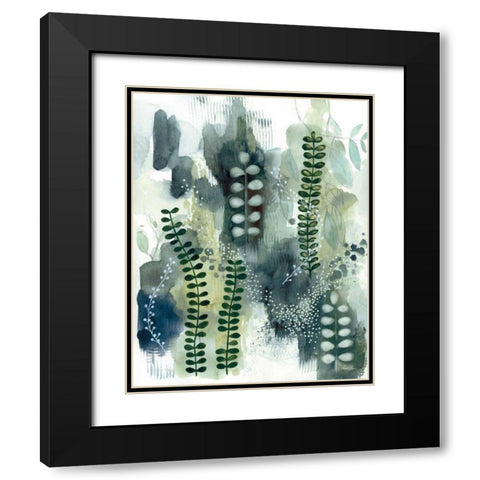 Woodland Walk VI Black Modern Wood Framed Art Print with Double Matting by Horn, Laura