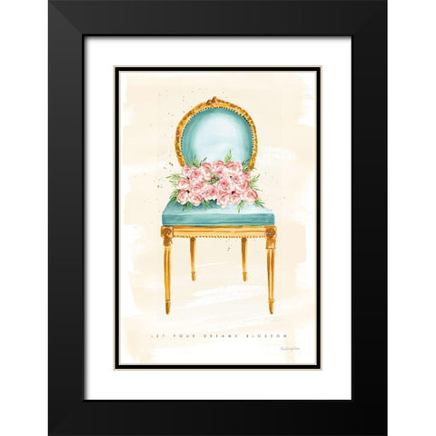 Sitting Pretty II Black Modern Wood Framed Art Print with Double Matting by Charro, Mercedes Lopez
