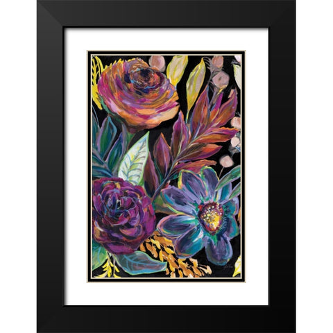 Festive Season I Black Crop I Black Modern Wood Framed Art Print with Double Matting by Vertentes, Jeanette