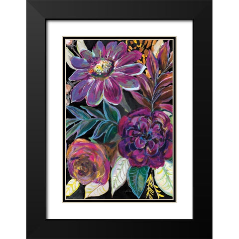 Festive Season I Black Crop II Black Modern Wood Framed Art Print with Double Matting by Vertentes, Jeanette