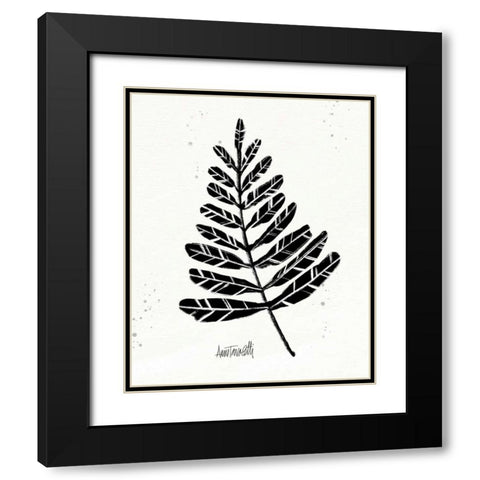 Botanical Sketches II Black Modern Wood Framed Art Print with Double Matting by Tavoletti, Anne