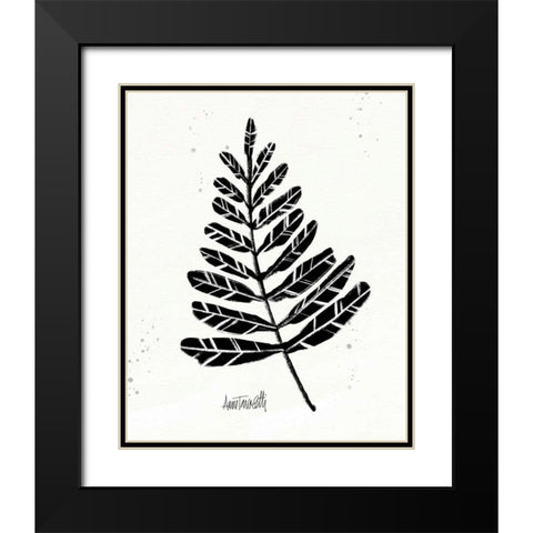 Botanical Sketches II Black Modern Wood Framed Art Print with Double Matting by Tavoletti, Anne