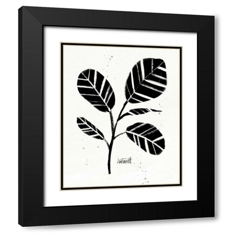Botanical Sketches IV Black Modern Wood Framed Art Print with Double Matting by Tavoletti, Anne