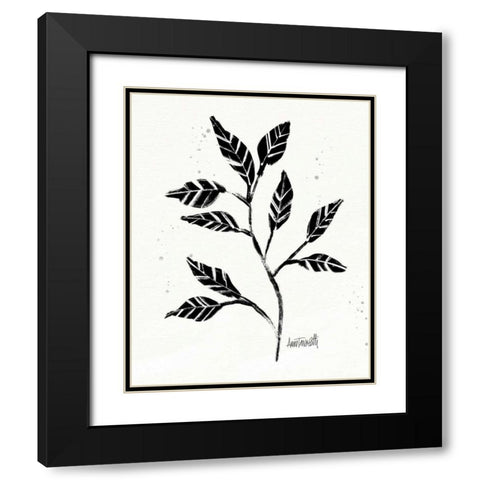 Botanical Sketches V Black Modern Wood Framed Art Print with Double Matting by Tavoletti, Anne
