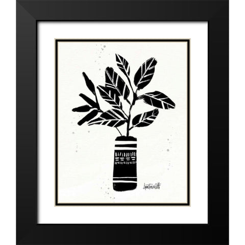Botanical Sketches VI Black Modern Wood Framed Art Print with Double Matting by Tavoletti, Anne