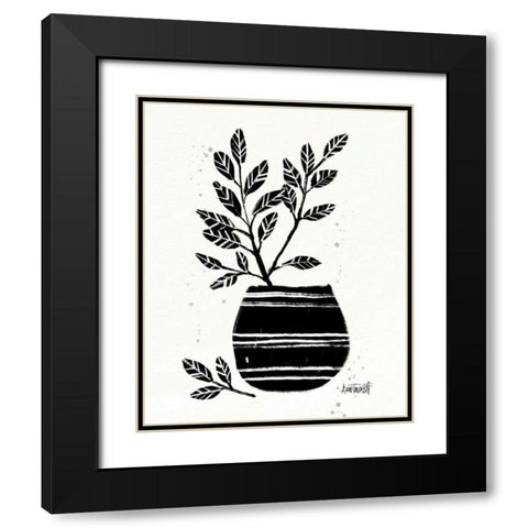 Botanical Sketches VII Black Modern Wood Framed Art Print with Double Matting by Tavoletti, Anne