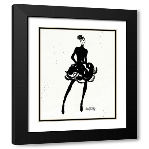 Style Sketches VI Black Modern Wood Framed Art Print with Double Matting by Tavoletti, Anne