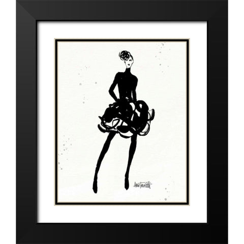 Style Sketches VI Black Modern Wood Framed Art Print with Double Matting by Tavoletti, Anne