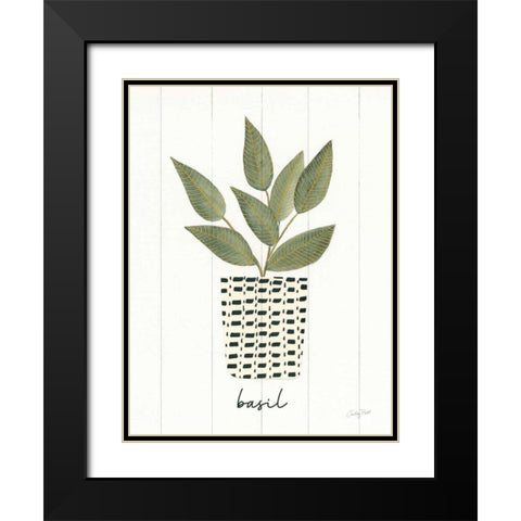 Herb Garden VII Black Modern Wood Framed Art Print with Double Matting by Prahl, Courtney