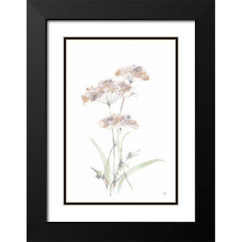Tall Queen Annes Lace IV Black Modern Wood Framed Art Print with Double Matting by Paschke, Chris