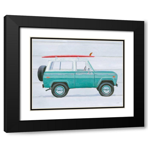 Beach Ride VII Black Modern Wood Framed Art Print with Double Matting by Wiens, James