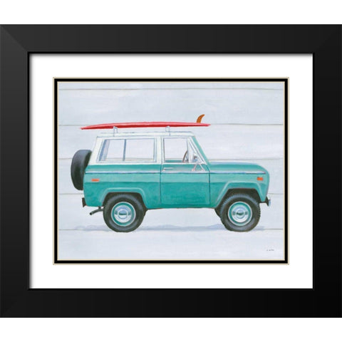 Beach Ride VII Black Modern Wood Framed Art Print with Double Matting by Wiens, James