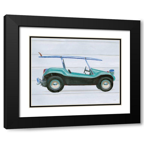 Beach Ride IX Black Modern Wood Framed Art Print with Double Matting by Wiens, James