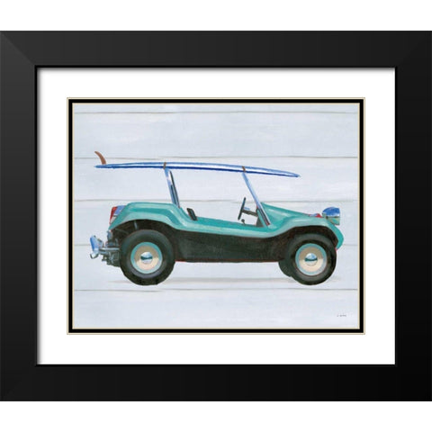 Beach Ride IX Black Modern Wood Framed Art Print with Double Matting by Wiens, James