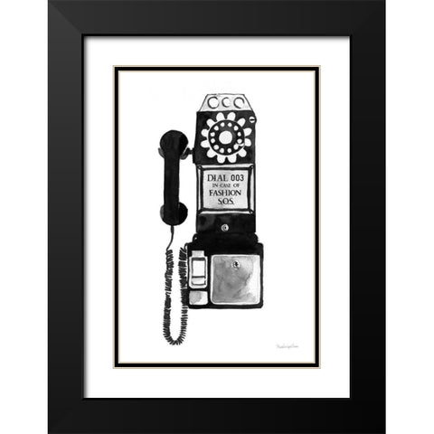 Fashion SOS Black Modern Wood Framed Art Print with Double Matting by Charro, Mercedes Lopez