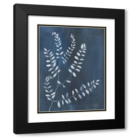 Simple Nature I Black Modern Wood Framed Art Print with Double Matting by Nai, Danhui