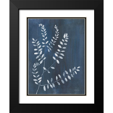 Simple Nature I Black Modern Wood Framed Art Print with Double Matting by Nai, Danhui