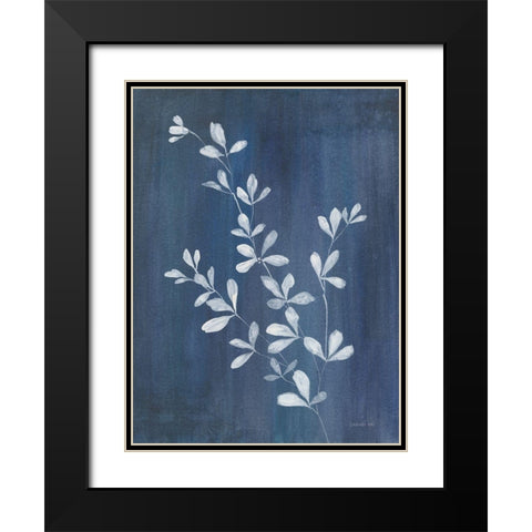 Simple Nature II Black Modern Wood Framed Art Print with Double Matting by Nai, Danhui