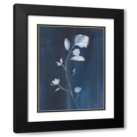 Simple Nature III Black Modern Wood Framed Art Print with Double Matting by Nai, Danhui