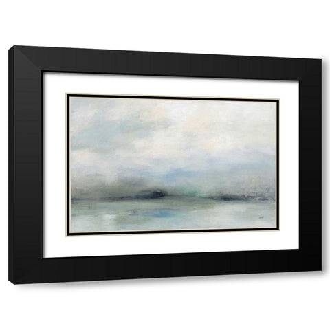 Dreams of the Ocean Black Modern Wood Framed Art Print with Double Matting by Purinton, Julia