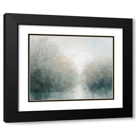 Still Morning Black Modern Wood Framed Art Print with Double Matting by Purinton, Julia