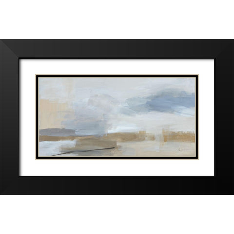Sandstorm Black Modern Wood Framed Art Print with Double Matting by Munger, Pamela