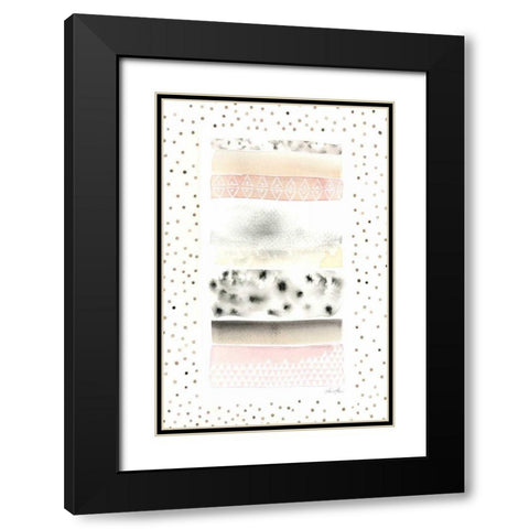Cosy Black Modern Wood Framed Art Print with Double Matting by Horn, Laura