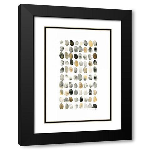 Grounded Black Modern Wood Framed Art Print with Double Matting by Horn, Laura