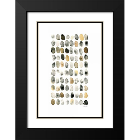Grounded Black Modern Wood Framed Art Print with Double Matting by Horn, Laura