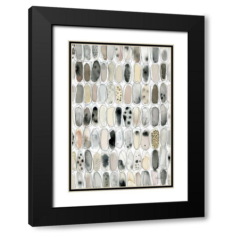 Spirited Black Modern Wood Framed Art Print with Double Matting by Horn, Laura