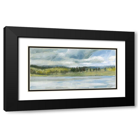 Interior Lake I Black Modern Wood Framed Art Print with Double Matting by Wiens, James